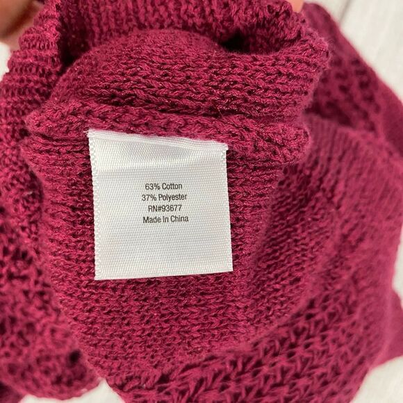 A.N.A. Cotton blend Open knit short sleeve sweater size XS - Picture 10 of 11